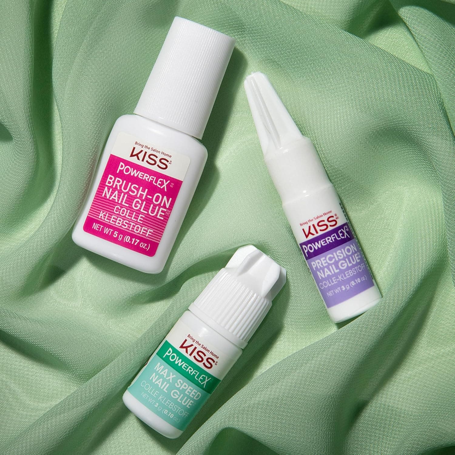 KISS PowerFlex Maximum Speed Nail Glue - Fast Drying Adhesive for Glue-On Nails & Repairs with Nozzle Tip Applicator, Ideal for Tips & Wraps, Net Wt. 0.10 oz (3g) - Image 6