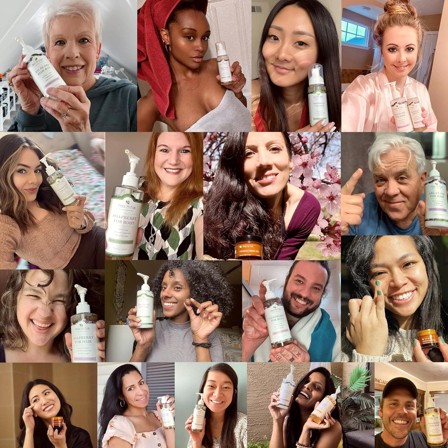 Tree to Tub Volumizing Hair Thickening Shampoo - Biotin, Collagen, Sulfate-Free Argan Oil Shampoo with Wild Soapberries and Sicilian Lemon Tea Tree Oil for Women & Men - Image 7