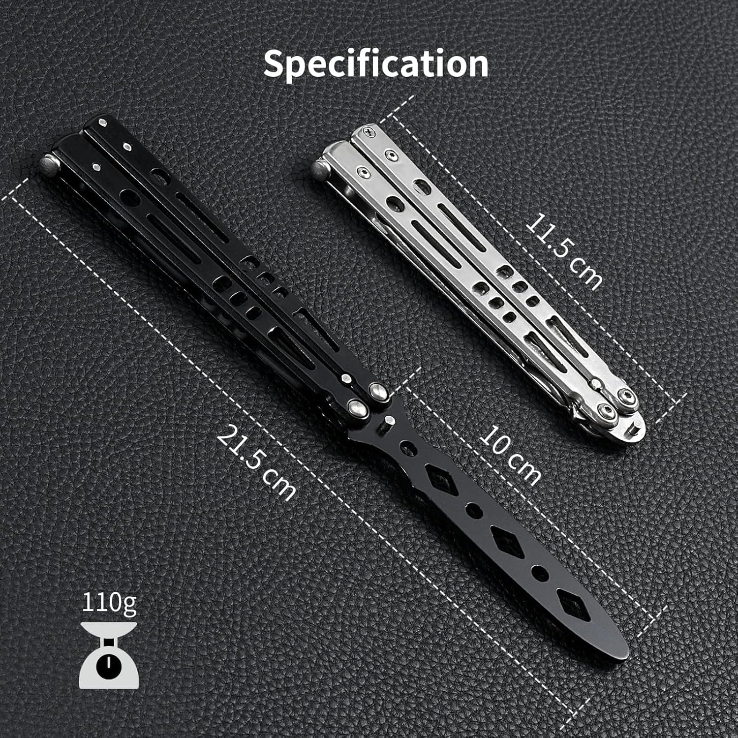 Practice Tool with Cool Color Design, Full Stainless Steel, Set of 3 Color (Black&Silver&Colorful) - Image 8