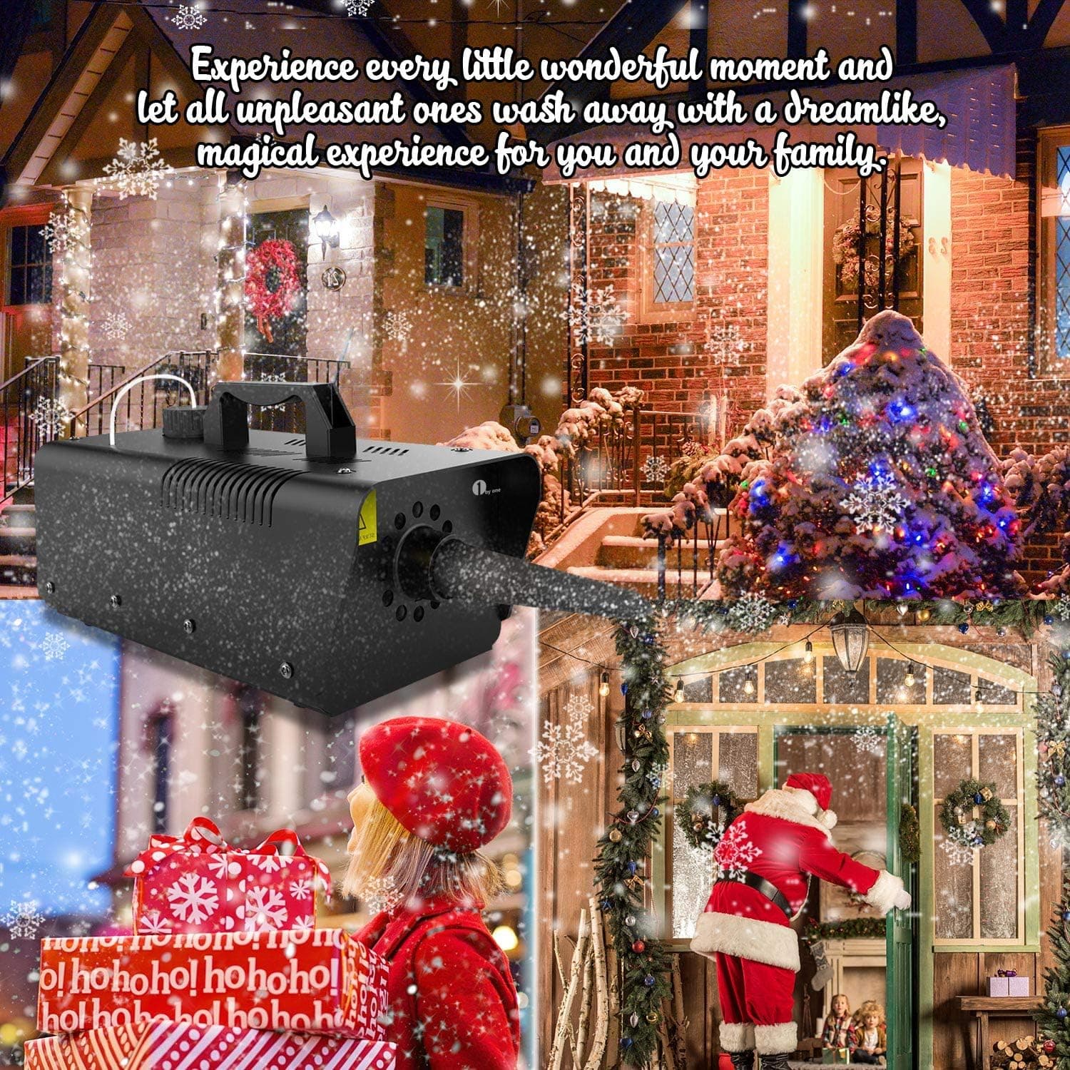 1byone 650W Snow Machine Wired Remote Control Great Machine for Kids, Parties, Parades - Image 6