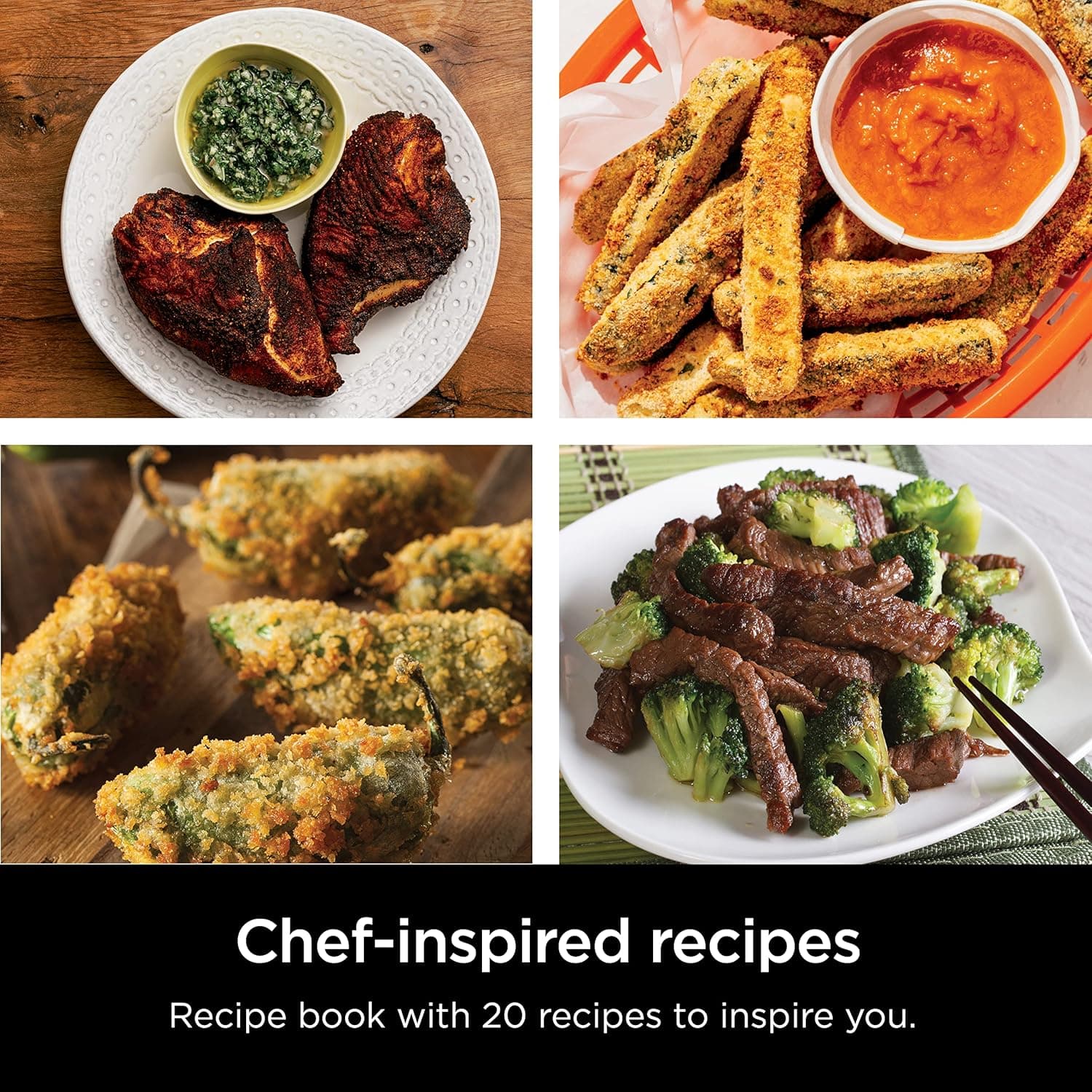 Ninja | Air Fryer | 4 QT Capacity | 4-in1 Roast, Crisp, Roast, Reheats, & Dehydrates | Dishwasher Safe Parts | Includes 20 Easy & Healthy Recipes | Compact | Grey | AF101 - Image 7