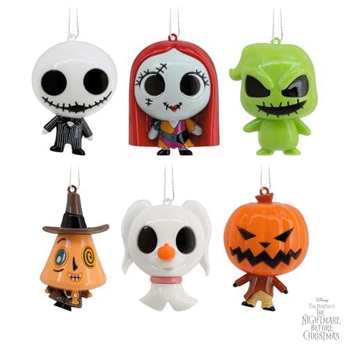 Hallmark Disney Tim Burton's The Nightmare Before Christmas Series 3 Mystery Christmas Ornaments, Shatterproof, Set of 2, Gifts for Disney Fans - Image 9