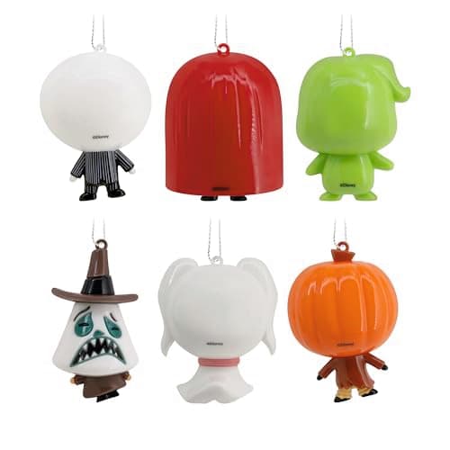 Hallmark Disney Tim Burton's The Nightmare Before Christmas Series 3 Mystery Christmas Ornaments, Shatterproof, Set of 2, Gifts for Disney Fans - Image 7