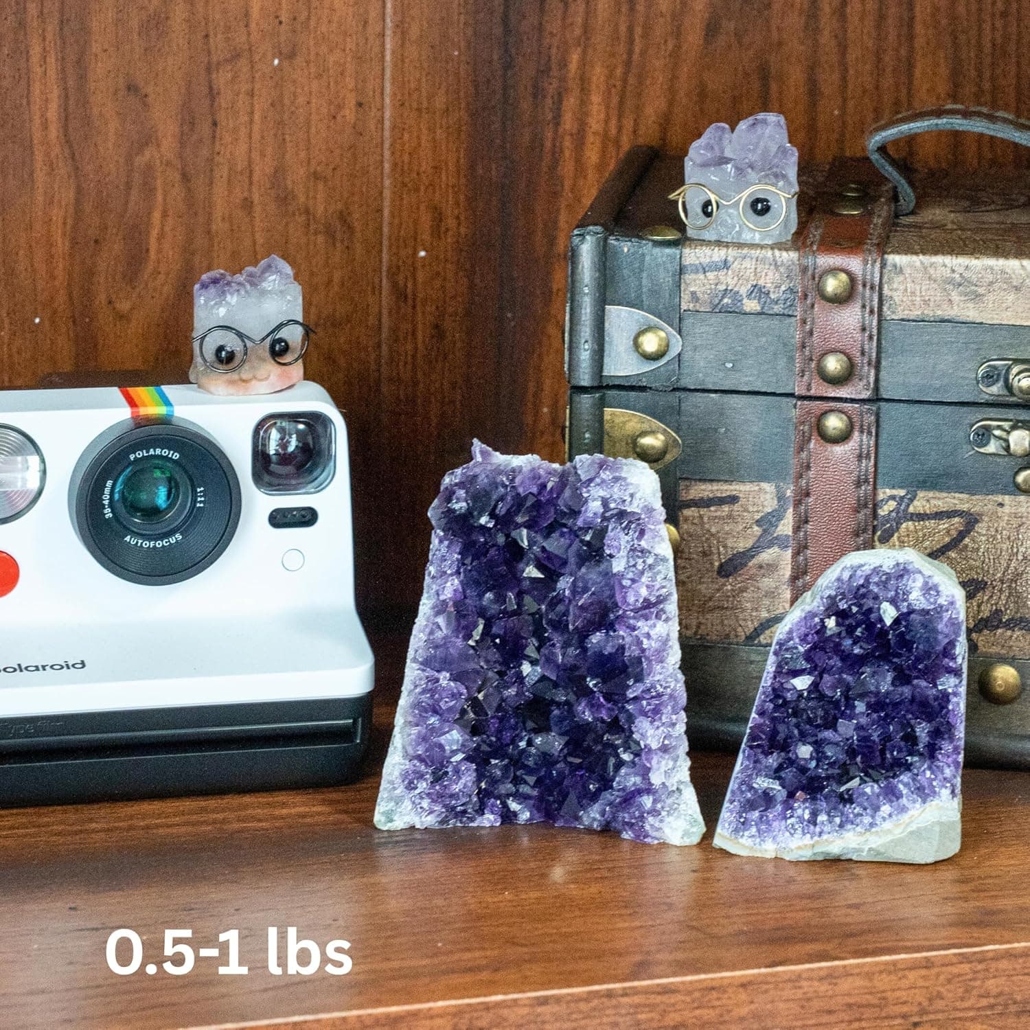 TRUENERGY Natural Amethyst Crystal Cluster – 0.5 To 12 Pounds Dark Purple Grade AAA Raw Quartz Amethysts Stone – Great For Home Decoration, Positive Energy, & Healing Crystals Amatista piedra .5 - 1 lbs - Image 3