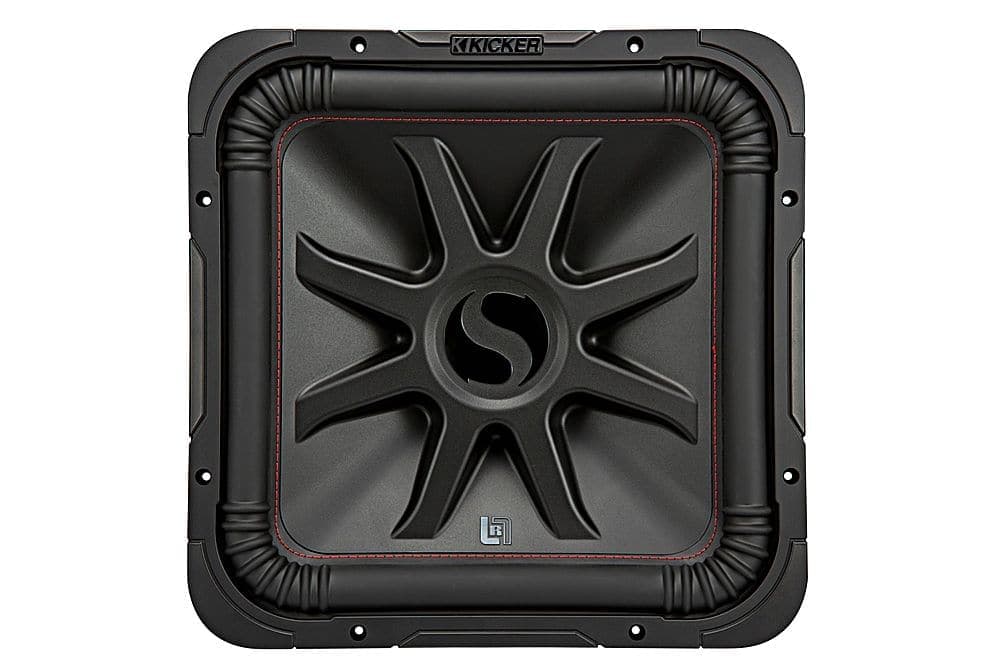 KICKER - L7R 15" Dual-Voice-Coil 4-Ohm Subwoofer - Black