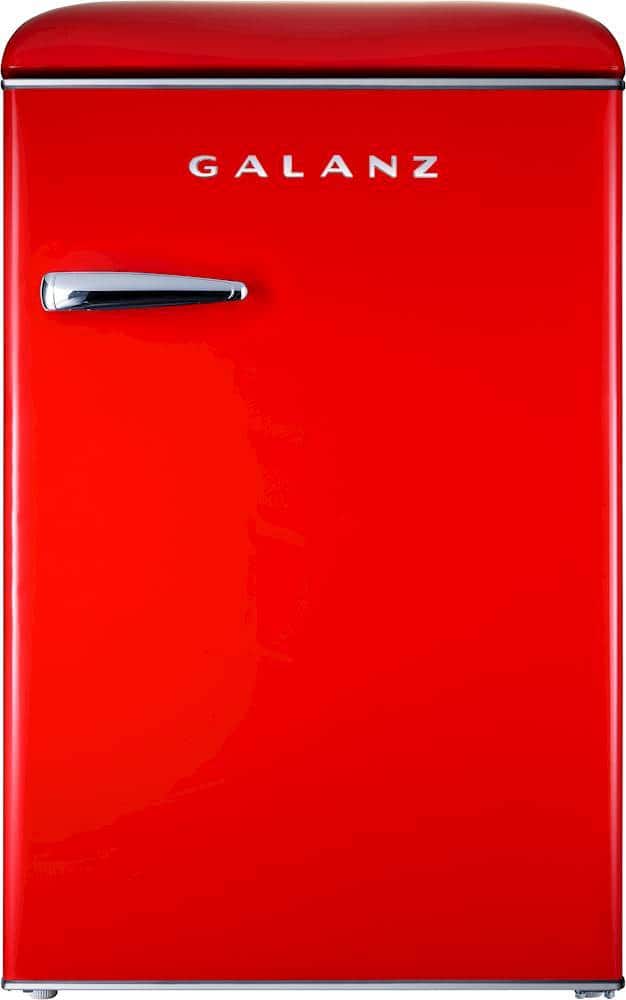 Galanz - Retro 4.4 Cu. Ft. Mini Fridge - Red