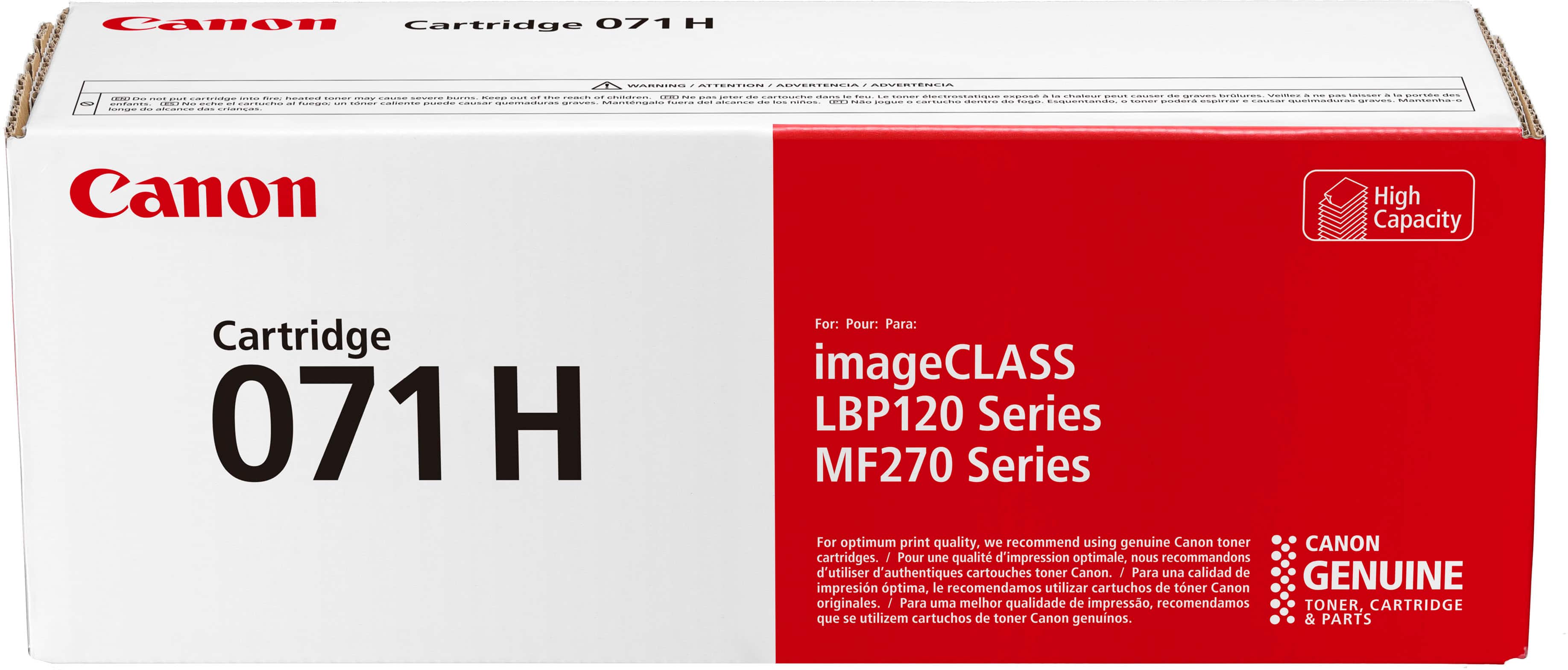 Canon - Toner 071XL High Yield Toner Cartridge - Black