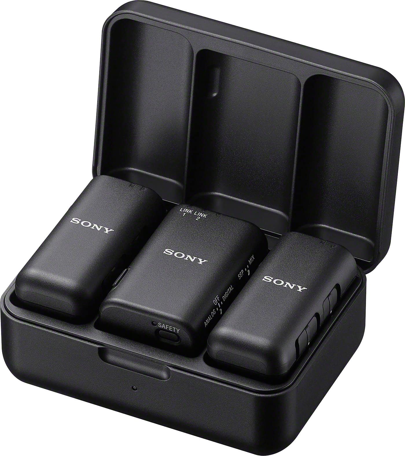 Sony - ECMW3 Dual-channel Wireless Omnidirectional Microphone - Black