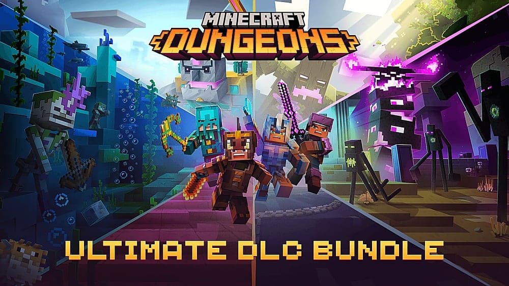 Minecraft Dungeons Ultimate DLC Bundle - Nintendo Switch - OLED Model, Nintendo Switch, Nintendo Switch Lite [Digital]