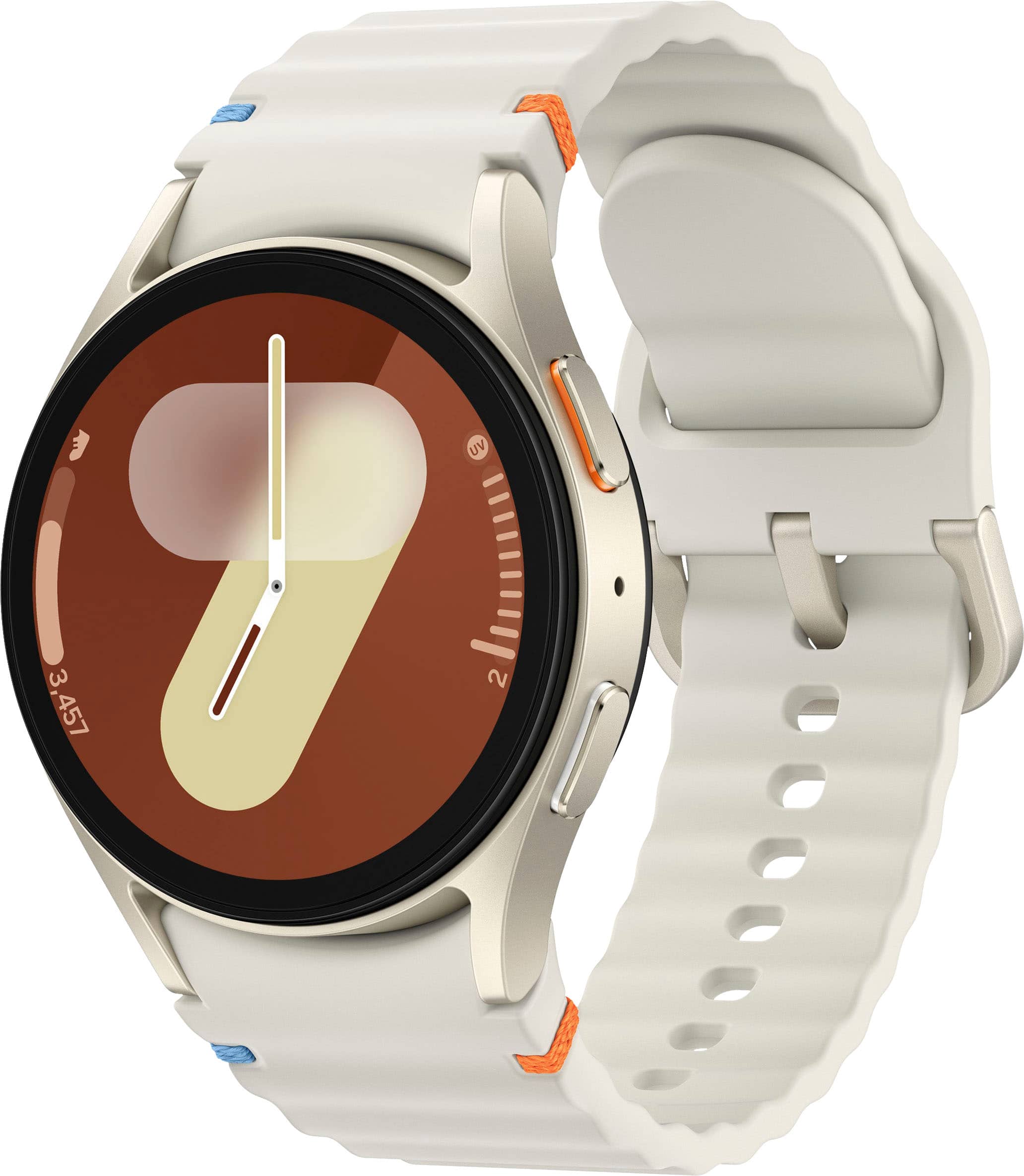 Samsung - Galaxy Watch7 Aluminum Smartwatch 40mm LTE - Cream - (2024)