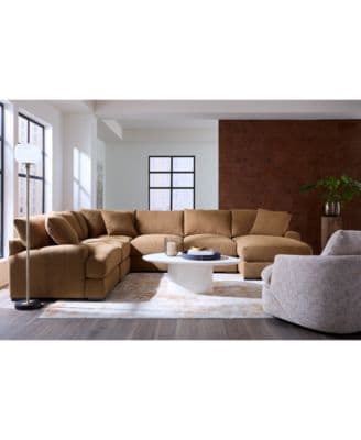 Rhyder Fabric Sectional Collection Exclusively At Macys