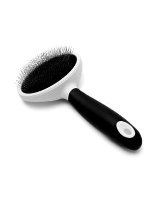Aronkl Steel Pin Nylon Bristle Pet Brush For Dogs Cats