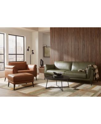 Keery Leather Sofa Collection Created For Macys