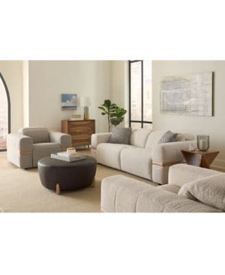Nierling Zero Gravity Power Headrest Fabric Sofa Collection Exclusively At Macys