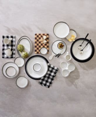 Mackenzie Childs Courtly Check Everyday Dinnerware Serveware