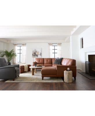 Ashlinn Leather Sectional Collection Exclusively At Macys