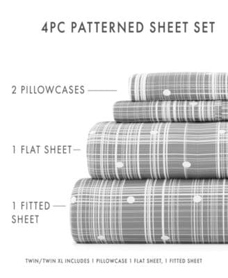 The Timeless Classics Premium Ultra Soft Pattern 4-Pc. Sheet Set, Full - Image 4