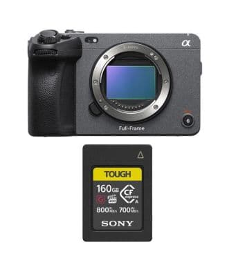Sony Sony Alpha Fx3 Full Frame Cinema Line Camera Bundle With Sony Tough 160gb Cfexpress Type A Memory Card For Digital Video Full Frame Camera