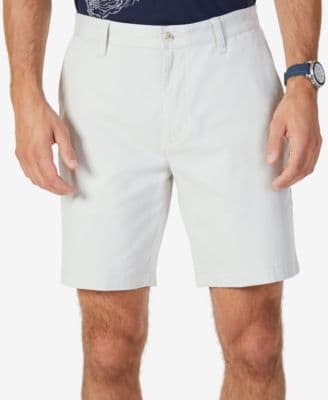 Men's Stretch Chino Flat-Front Deck Shorts, 8.5” Inseam - Image 2