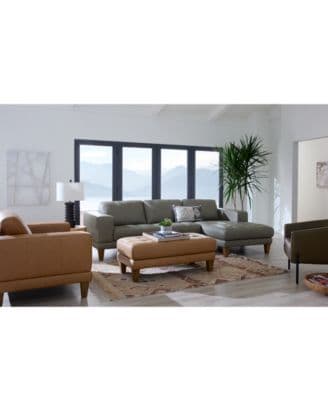 Niebee Leather Sectional Collection Created For Macys