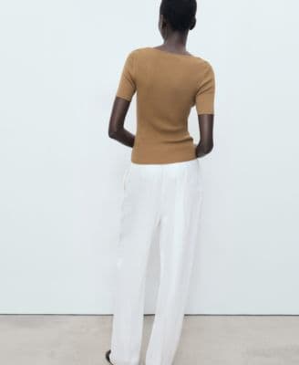Women's Mixed Ribbed Sweater - Image 2