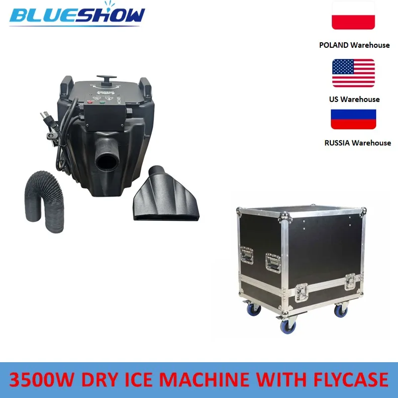 3.5kw Dry Ice Machine with Flight Case 3500W Dry Ice Machine Nimbus Dry Fog Low Lying Fog Smoke Machine Low Ground Fog Stage