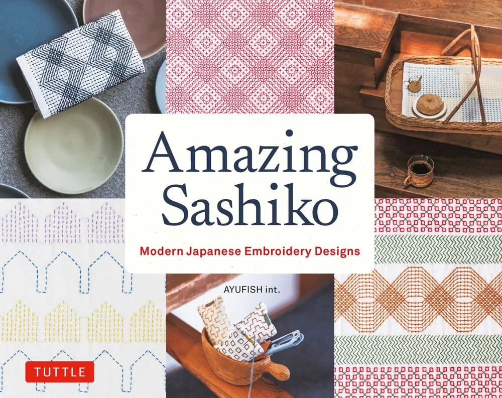 Pre-Owned Amazing Sashiko: Modern Japanese Embroidery Designs (Full-Size Templates and Grids) (Paperback) 0804855803 9780804855808