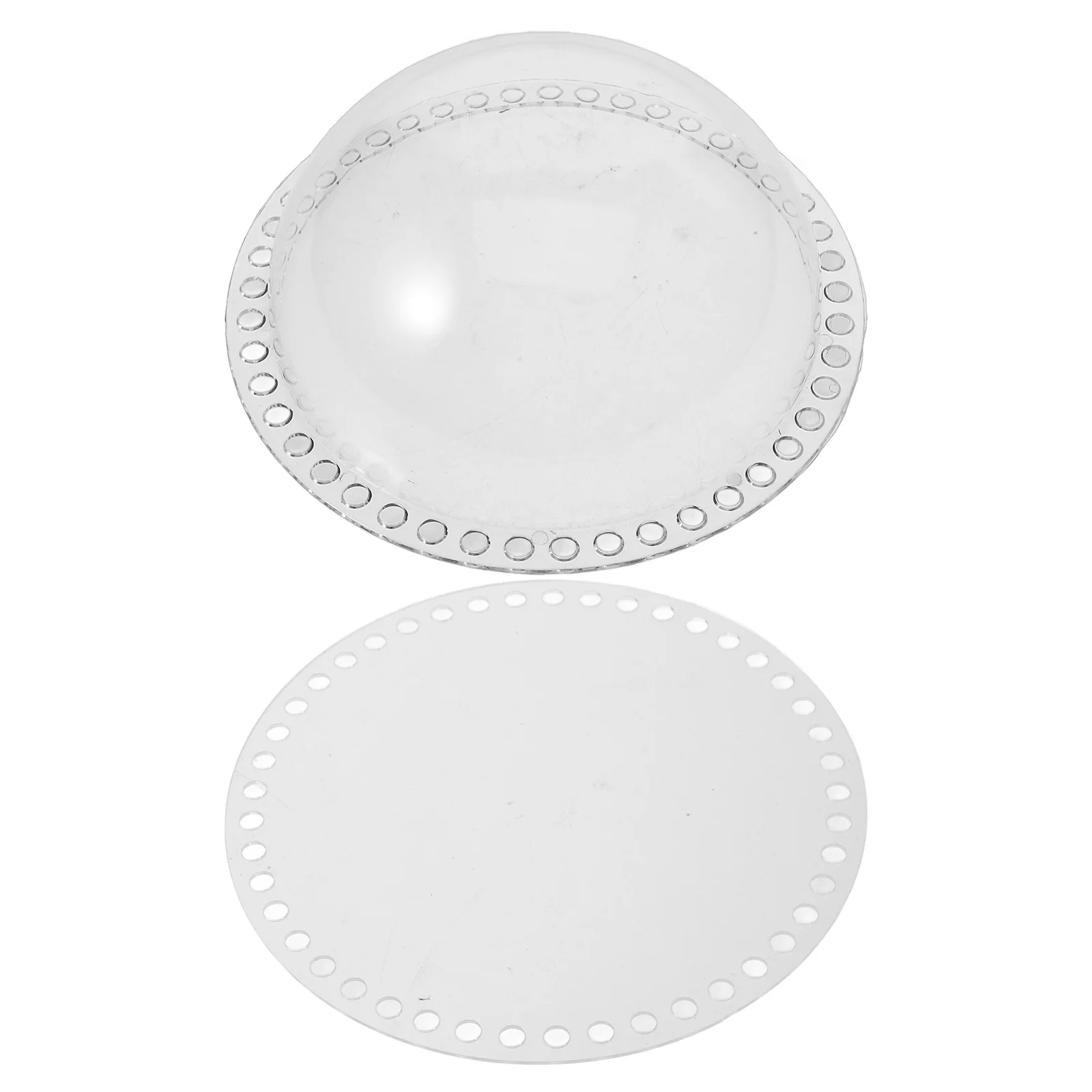 NUOLUX Transparent Acrylic Dome for DIY Bag Decoration - Safe, Durable, Easy to Use 1Set