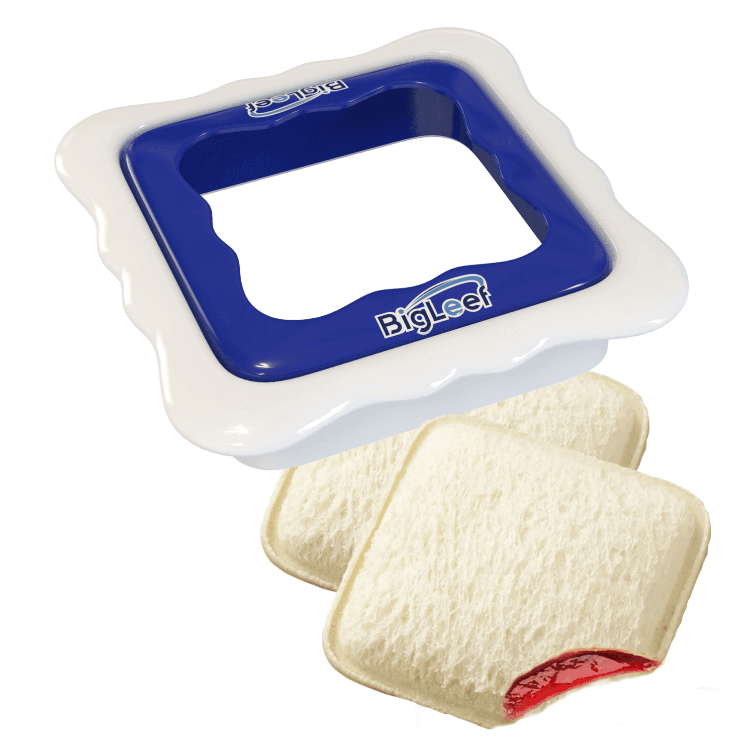 Sandwich Cutter, Sealer and Decruster for Kids - Remove Bread Crust, Make DIY Pocket Sandwiches - Non Toxic, BPA Free, Food Grade Mold - Durable, Portable, Easy to Use and Dishwasher Sa