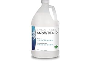 Froggy's Flakes Snow Machine Fluid, Long-Lasting Formula Snow Fluid with 75+ Feet Float/Drop, 1 Gallon
