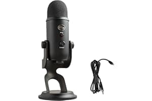Logitech for Creators Blue Yeti USB Microphone for Gaming, Streaming, Podcast, YouTube, Discord, PC, Studio Sound, Plug & Pla