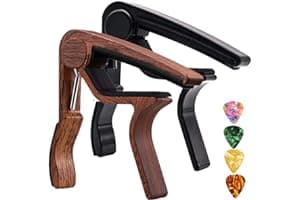 Guitar Capo 2 Pack Capo Guitar Clamp for Acoustic Electric Bass Guitar Ukulele
