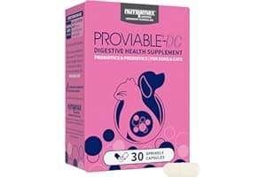 Nutramax Proviable Probiotics for Dogs and Cats, Daily Digestive Health Supplement with Multiple Strains of Bacteria, Cat and