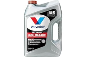 Aceite de Motor Valvoline Sintético Completo de Alto Kilometraje con Tecnología MaxLife 5W-20 5 Cuartos