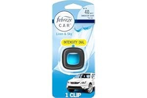 Febreze Car Air Freshener Vent Clip, Linen & Sky, 1 Count