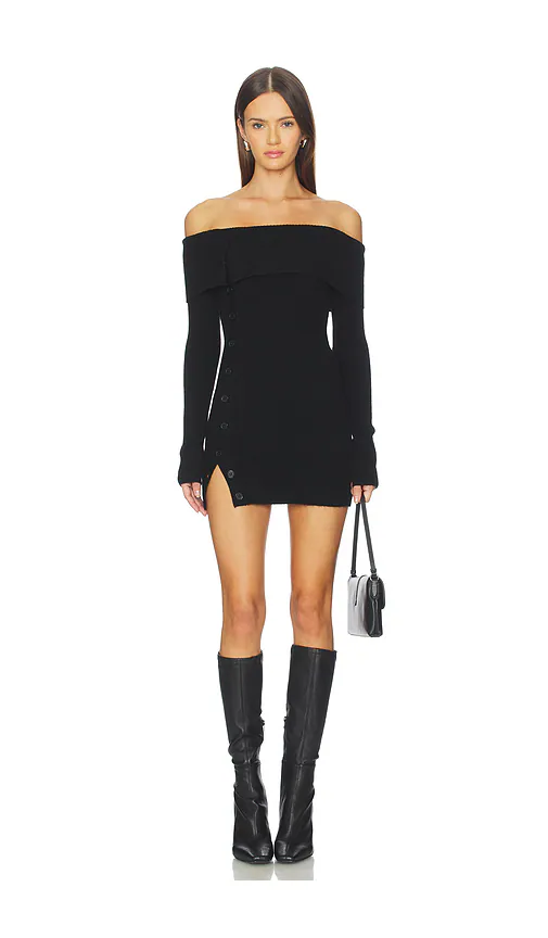 Lovers and Friends Lexi Mini Dress in Black. - size M (also in XS, XXS, S, L, XL)