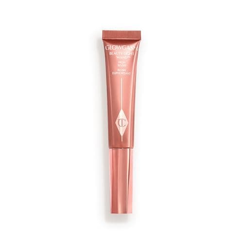 Charlotte Tilbury Glowgasm Beauty Light Wand Liquid Highlighter Makeup - Soft-Focus Pink Highlighter & Blush for Cheeks - Pearlescent, Weightless Radiant Finish - Pinkgasm