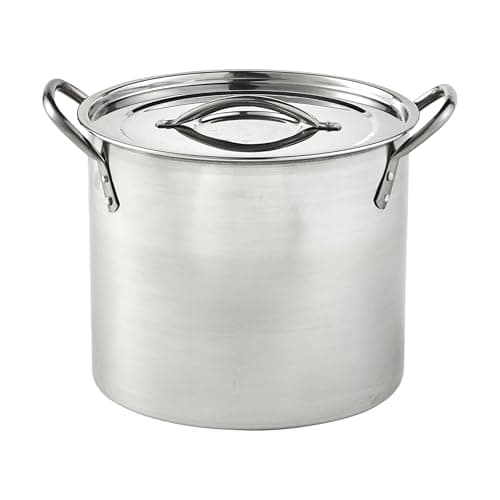 IMUSA 12 Quart Stainless Steel Stock Pot with Lid