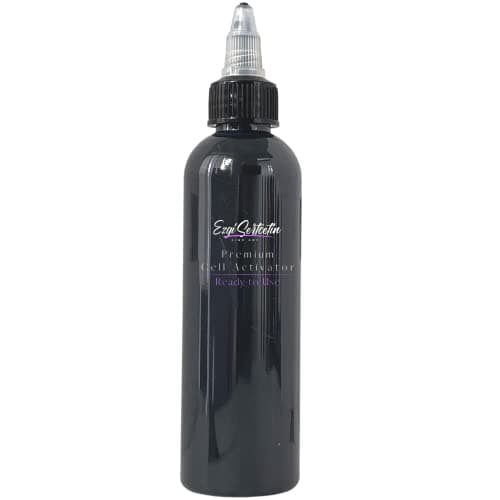 Premium Cell Activator | Ready to Pour | Create Perfect and Unique Cells in Your Painting Works | 4oz by Volume | by Ezgi Sertcetin (Metallic Como Charcoal)