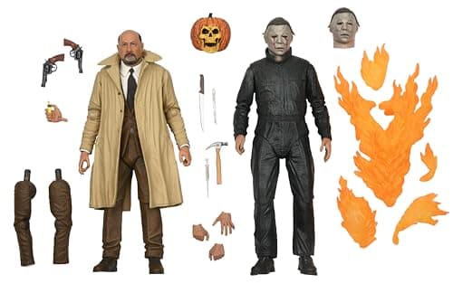NECA - Halloween 2: Michael Myers & Dr Loomis Action Figure 2-Pack