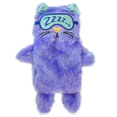 Catstages Purr Pillow Kitty Calming Cat Toy with Touch-Activated Purring and Soft Plush, Purple - Helps Reduce Stress & Provide Anxiety Relief for Cats