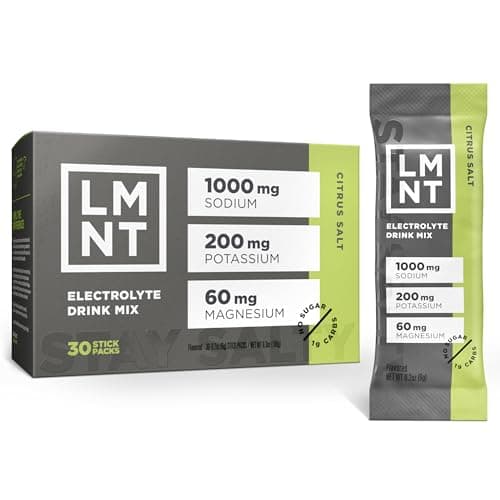 Drink LMNT Zero Sugar Electrolytes - Citrus Salt | Drink Mix | 30-Count