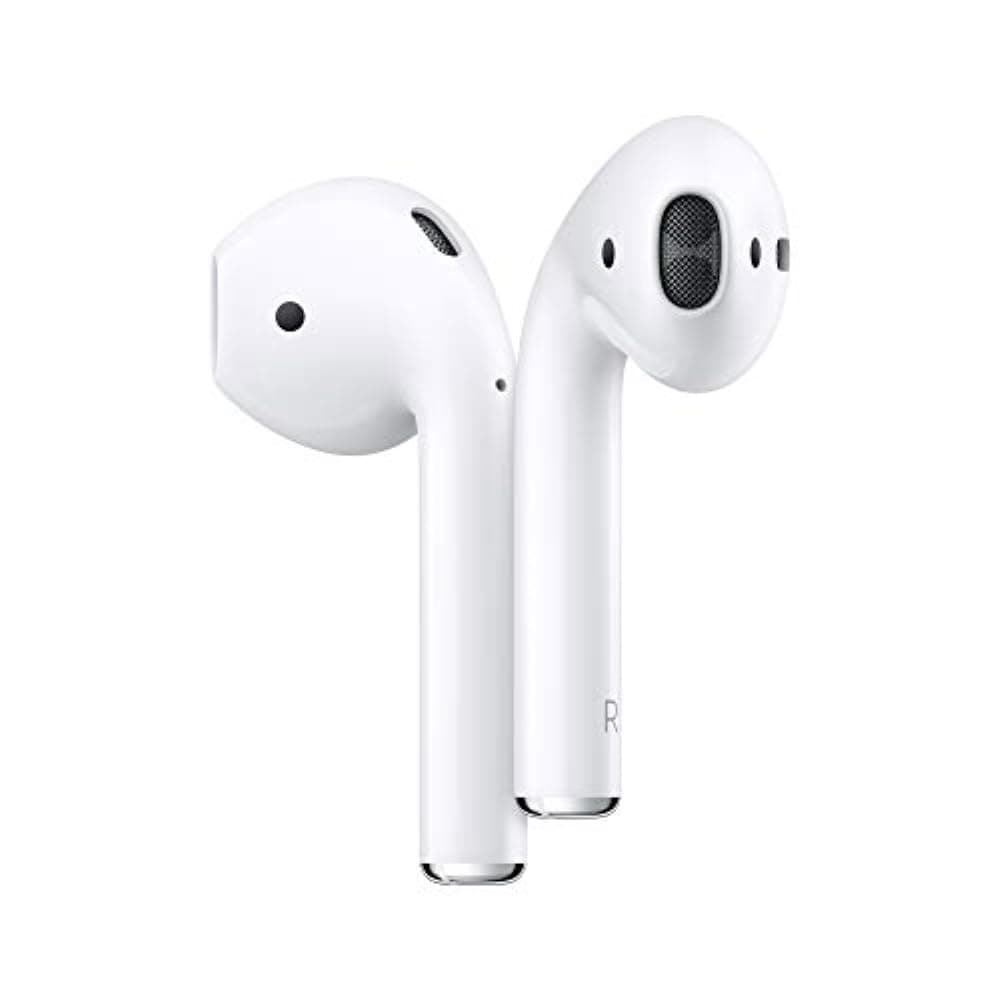 Apple AirPods Auriculares Inalámbricos, Auriculares Bluetooth con Estuche de Carga Lightning Incluido, Más de 24 Horas de Duración de Batería, Configuración Sin Esfuerzo para iPhone Sin AppleCare+