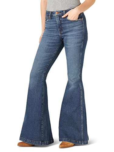 Wrangler Women's Retro High Rise Trumpet Flare Jean, Paige, 29-32