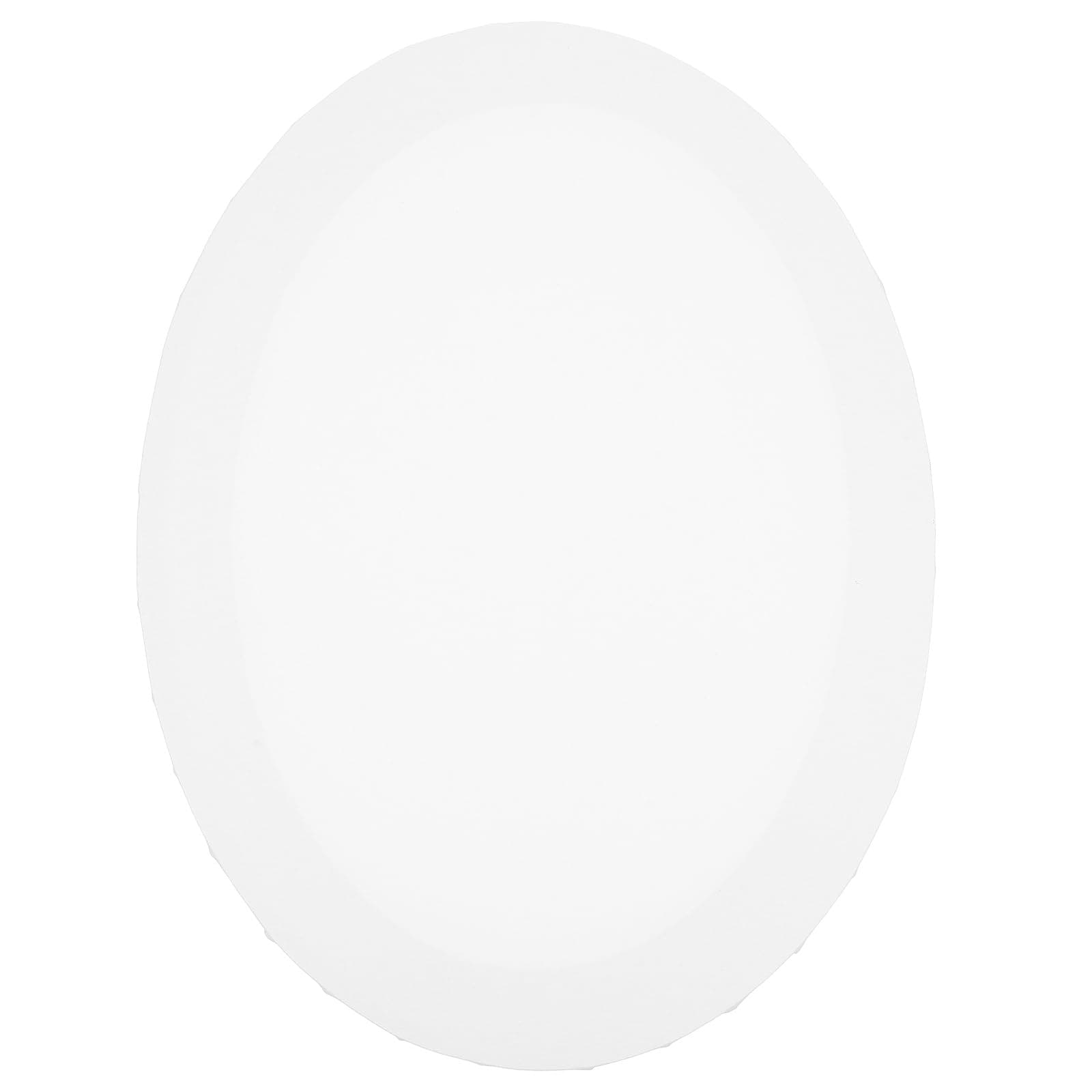 15.33 * 11.79Inch Oval Canvases for Painting,Oval Framed Canvas Blank Art Board Panels for Acrylic and Oil Painting Home Office Decor