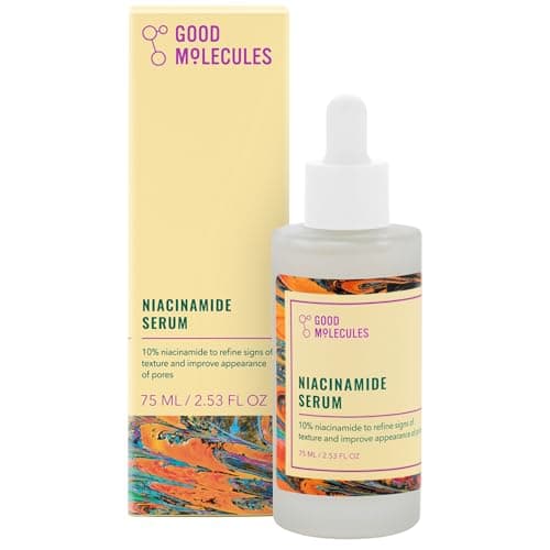 Good Molecules Niacinamide Serum - 10% Niacinamide to Target Acne, Nourishment, and Skin Tone - Ultra Hydrating Serum and Brightening Skin Care for Face