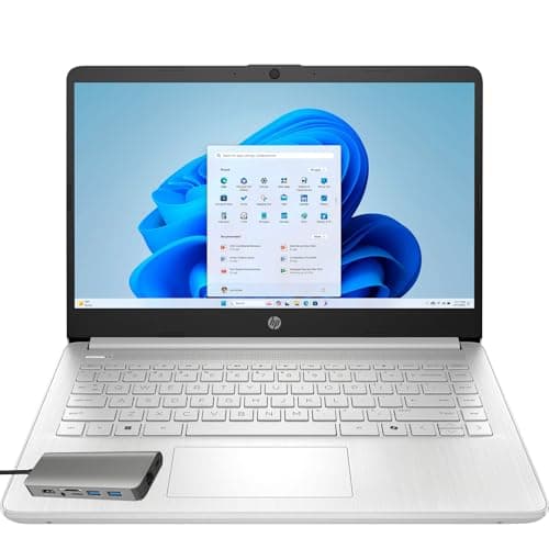HP Laptop Computer for Home Student Study, 1-Year Office 365, 4GB RAM, 256GB Storage (128GB UFS + 128GB Micro SD Card), 14 Inch, Intel Processor (Beat i3-1115G4), WiFi 6, Bluetooth 5.4, Windows 11 S