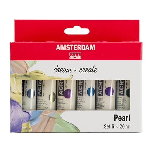 Amsterdam Acrylic Standard Series Paint Set 6x20ml, Pearl