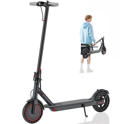 Electric Scooter - 8.5" Solid Tire, Powerful 350W Motor, Top Speed 19 MPH, Max 16 Miles Ranges, Load 264LBS, Aluminum Alloy Frame Foldable Commuting Escooter for Adults & Teens