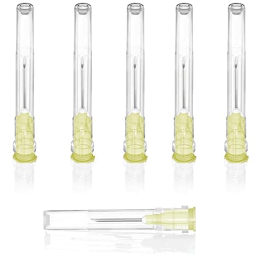 100 Pack 30 Gauge Needle 1/2 Inch, Lab Supplies Dispensing Syringe Needle Individual Sealed Package